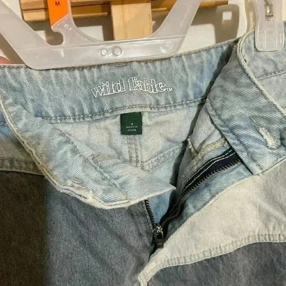 Wild fable size 0 jeans mini skirt - Picture 3 of 6
